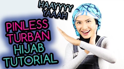Pinless Turban Style #1 HIJAB TUTORIAL 2015 by Hijab2go.com - YouTube