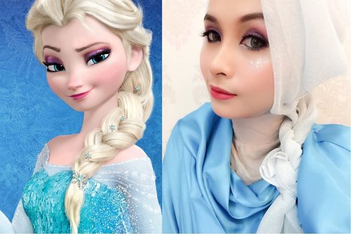 Disney's Queen Elsa Frozen - Inspired Makeup Tutorial - YouTube
