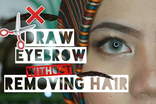 How To Draw Eyebrow [BAHASA] | Vannysariz - YouTube