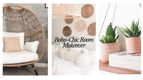 BOHO-CHIC ROOM MAKEOVER | DECORATE WITH ME - YouTube