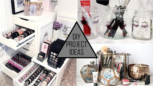 2019 DIY Makeup Storage Ideas for Your Makeup Collection - YouTube