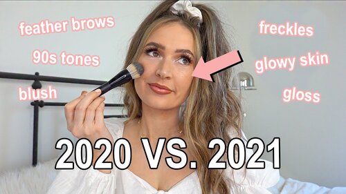 beauty trends for 2021 + get ready with me! - YouTube