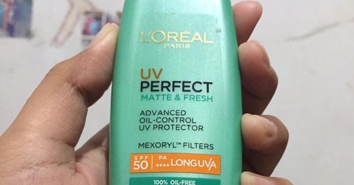 Beauty Review : Loreal UV Perfect Matte and Fresh Long UV SPF 50 +++