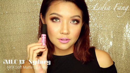 NYX Soft Matte Lip Cream 11 Swatches baru Versi Indonesia - YouTube