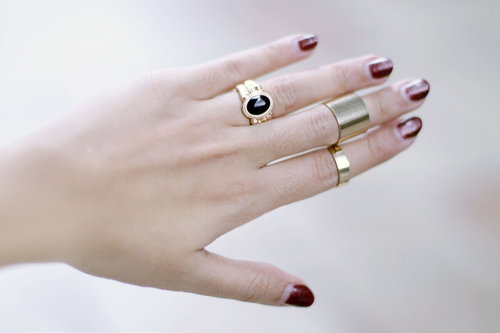 I love F21 rings! Affordable and totally cute. 