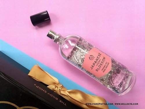 Beauties, jarang banget aku review parfum. Tapi kali ini aku bahas @thebodyshopindo japanese Cherry Blossom Fragrance Mist. Review lengkapnya cek link di bio yah atau http://www.cyanophytaa.com/2017/02/The-Body-Shop-Japanese-Cherry-Blossom-Fragrance-Mist.html?m=1 💜💜💜💜 #thebodyshop #thebodyshopindo #fragrance #fragrancemist #beauty #makeup #clozette #clozetter #clozetteid #clozettedaily #beautyblogger #indonesianbeautyblogger #beautybloggerid #blogger #indonesianfemalebloggers #bloggerprempuan