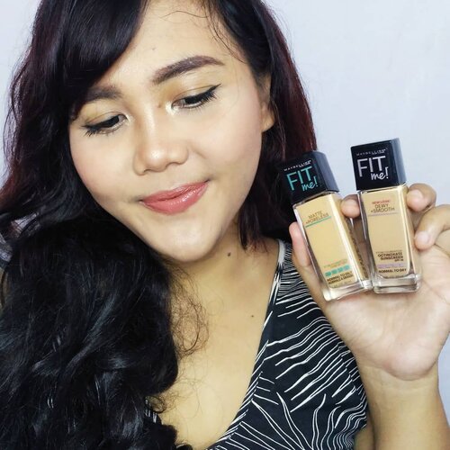 Foundation drugstore favorit ! Aku review keduanya di www.cyanophytaa.net Cek link di bio yah ! #clozette #ClozetteidReview #clozetteid #beautybloggerid #maybellinefitme #maybellineindonesia #FitMeLikeNoOther