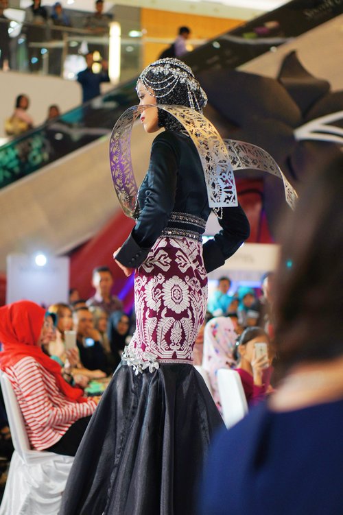Details from Zaskia Sungkar collections at Wardah Fashion Nation 