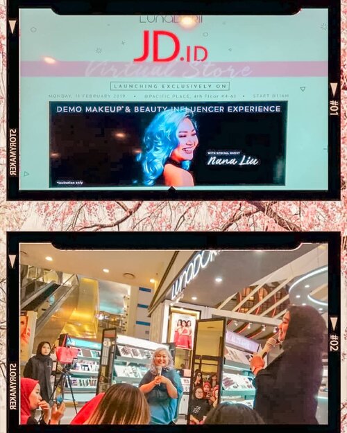 #throwback to #LunadoriiXNanaLiuXJDID event at @pacificplacemall

Disana aku diajarin tentang eyemakeup Look with @nanaliu_official. Dan juga nyobain live shopping experience @jdid di booth nya @lunadorii 💞

Thank you for having me! 🙏@beautyblogger.tangerang @nanaliu_official @lunadorii @jdid

#Lunadorii #LunadoriiXNanaLiuXJDID #LunadoriiXBBT #BeautyBloggerTangerang #makeup #beauty #makeupaddict #makeupjunkie #motd #makeuplover  #instamakeup #wakeupandmakeup #clozetteid  #tasyamakeuppreference #beautychannelid #beautybloggerindonesia #bloggerceria #ragamkecantikan #tampilcantik #indonesianbeautyblogger #indobeautysquad #beautybloggertangerang #bloggermafia  #kbbvfeatured  #monolidmakeup