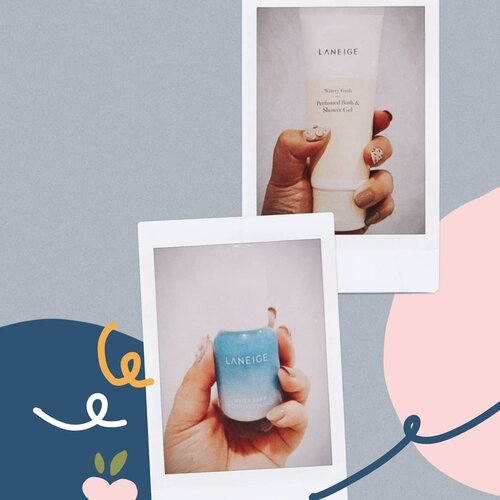 Currently trying on my skin and body : a goodies from @laneigeid last week event! Ada Laneige Water bank essence yang baru aja aku cobain tadi sore. semoga aja cocok sih. We will see in two weeks. •Dan, aku juga lagi cobain Laneige perfumed bath and shower gel yang wanginya seger banget dan gak bikin kulit badan kering setelah mandi, walaupun nggak pake lotion lagi! Kalo yang ini sih udah pasti bakal repurchase karena praktis dibawa buat travelling atau staycation 😀 #Clozetteid