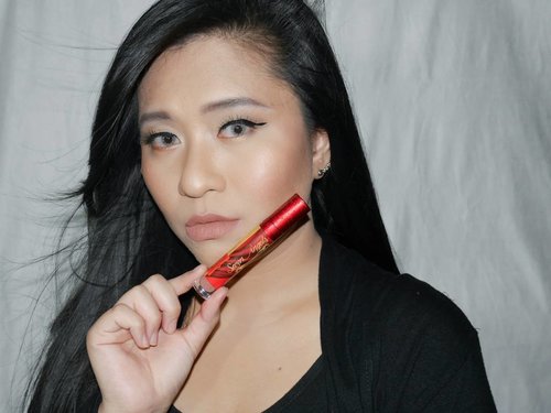 One of my favorite color from Seven Angels - Soft Matte Lip Cream @elrichcosmetics, Nawang Damar..#ElrichCosmetics #MatteLipstick #LipCream #ClozetteID #IndonesianLocalBrand