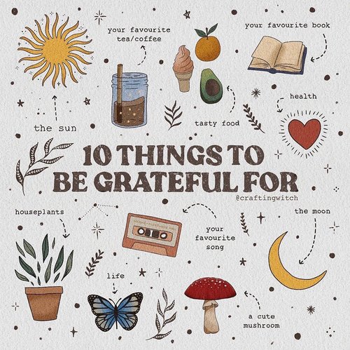 Well, these can be my ‘10 Things To Be Grateful For’. Literally!So, what are you #grateful for today? 😊🖼 : @craftingwitch ••#clozetteid #quotes #selfreminder