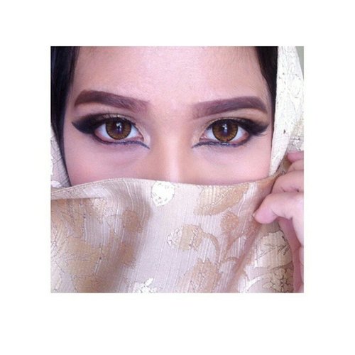 Arabian eyes #ClozetteID #beauty #makeup #selfie #eotd