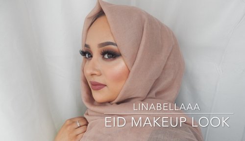 Eid Makeup Look - Smokey Browns! + My Super Quick Hijab Style! - YouTube