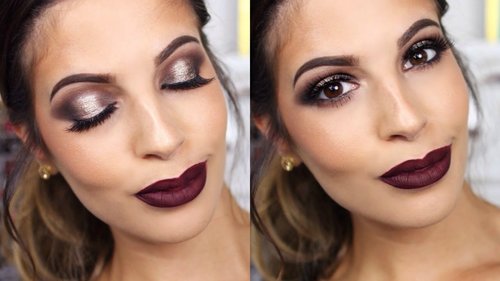 Holiday Makeup Tutorial 2015 - YouTube