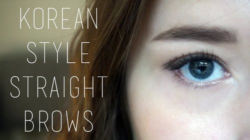 TUTORIAL | KOREAN STYLE STRAIGHT BROWS + WESTERN ARCHED COMPARISON - YouTube