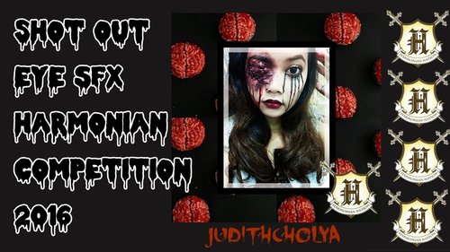 Shot Out Eye - Harmonian SFx Competition || Judith Cholya || #judemakeup - YouTube