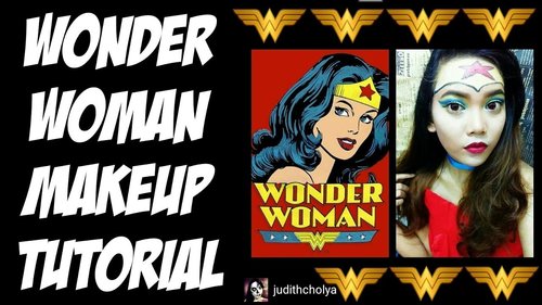 Wonder Woman Make Up Tutorial || Judith Cholya || #judemakeup - YouTube