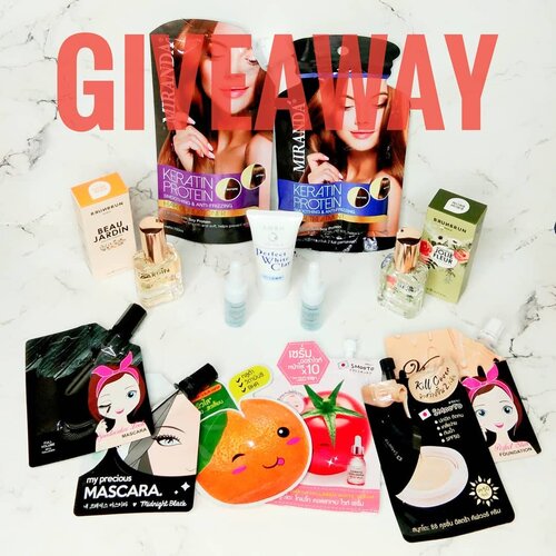 [GIVEAWAY WEEK 18]
.
.
Hey guys, udh lama aku ga open GA lagi ya? Lupa. Abis akhir2 ini kehidupan nyata lebih menarik daripada kehidupan maya lol. So, ini ada mix product new & preloved untuk 2 orang pemenang. Masing2 pemenang aku kasih cute pouch juga.
.
.
Cara ikutannya gimana?
1. Follow gue lah gila kali kaga follow mau hadiahnya doang, jan kek laki deh say deketin pas ada maunya doang
2. Subscribe youtube channel aku Judith Cholya (youtube.com/JudithCholya17)
3. Aktif di IG aku, jangan spam like & comment, takut kena banned IG kalian wkwk
4. Pilih salah satu post aku di instagram, share di story, jangan lupa mention aku. Pilih post yg fav kalian aja hehe
5. Kalo udh comment done disini + ajak 3 orang teman kalian untuk ikutan
6. Yg ikutan giveaway aku harus orang yg sabar ya. Gaboleh bawel nagih kapan diumumin & kapan dikirim hadiahnya. Cape aku tuh hidupnya bukan cuma ngurus instagram doang :")
7. Boleh post berkali2 yaa, tp post yg di share di story harus beda2, temen yg di tag di comment juga harus beda2 hehe
.
.
That's it! Giveaway dibuka sampe tanggal 28 Februari  dan aku umumin tanggal 29 Februari. Good luck!
.
.
.
.
.
#indobeautysquad #Bloggirlsid
#BeautygoersID #Beautiesquad
#Clozetteid #Beforeafter #bvloggerid #muajakarta #indobeautygram #instabeauty #bunnyneedsmakeup #BeautyChannelID #setterspace #makeuptutorial #tutorialmakeup #ivgbeauty #makeupjunkie #viral #viralvideo #giveaway #giveawayjakarta #giveawayindo #skincare #skincareroutine #skincarecommunity