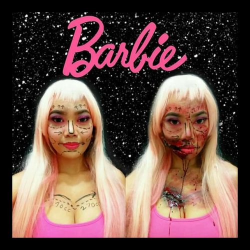 Bosen ah cantik mulu.. Ceritanya ini Barbie Pre Op & Post Op.. Sebelum operasi plastik dan sesudah operasi plastik yang gagal.. Yang ini gada videonya yak maap, gasempet tsay sibuq wkwk.. Kalo mau tau cerita lebih panjang lagi bisa cekiceki blog aku http://heyyyyyjudeeeee.com/barbiemakeup/.....#Beautiesquad  #BSMarCollab #BSCollab #BSBARBIE #indobeautysquad #beautilosophy #Clozetteid #Beforeafter #bvloggerid #beautynesiamember #muajakarta #indobeautygram #instabeauty #bunnyneedsmakeup #BeautyChannelID #setterspace #ootd #vsco #fashion #style #fashionstyle #ootdindo #fashionenthusiast #monochrome #clozetteid #lookbook #lookbookindonesia #fashionblogger