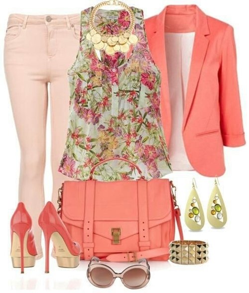 Peach and Coral