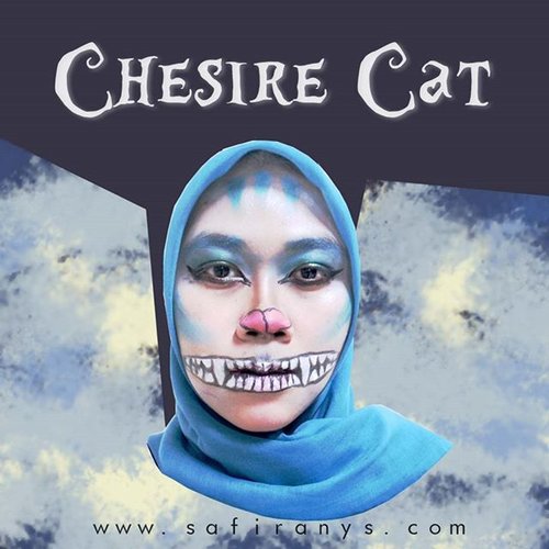 My first attempt on doing Chesire Cat makeup🙀

Turns out, it needs a high amount of consistency, hardwork, patience, and effort to paint on face. (Kudos to all the face-painting master!✨) I know, this look need tons of fixing. Still, my first try though. Note that I'm not that artistic😂

Thank you @yunitaindriyani4 for being so patience while I'm doing things on your face!

#clozetteid #halloween #nyxcosmeticsindonesia #bblogger #bloggerperempuan #chesirecat #chesirecatlook #aliceinwonderland #makeup #fantasymakeup #chesirecatmakeup #bringouttheboo #beautyandfashion #makeup #motd #starclozetter