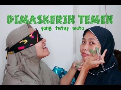 Maskerin Temen sambil Tutup Mata   Brightening & Deep Cleansing Mask Kleveruorganics Review - YouTube