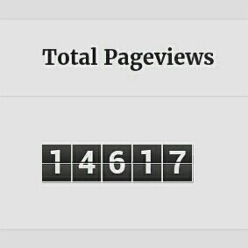 THANKYOU SOOO MUCH FOR MY LOYAL READERS!

I know don't write anything on my blog since my daughter birth, but i feel honour when i see total pageview yesterday and now i back to blogging when i have 'me time'

Thanks again love♥
