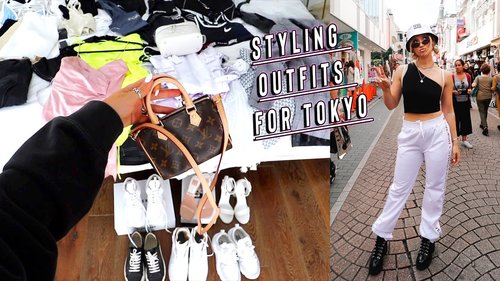packing outfits for tokyo japan + styling tips! - YouTube