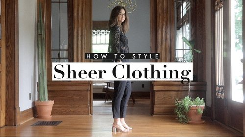 How To Wear Outfits With Sheer Clothing | Dearly Bethany - YouTube