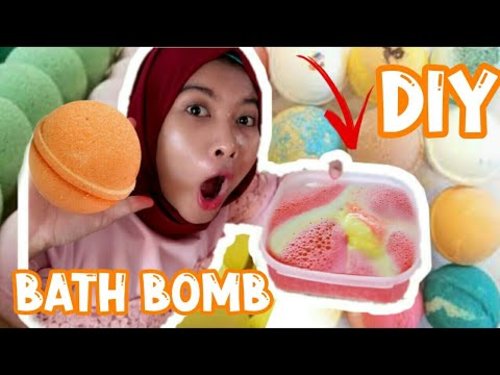 DIY EASY BATHBOMB | CARA MEMBUAT BATH BOMB SENDIRI | soniashsp - YouTube