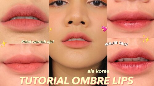 TUTORIAL OMBRE LIPS ALA KOREA || GRADIENT LIPS - YouTube