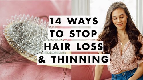 14 Ways To Stop Hair Loss & Thinning - YouTube