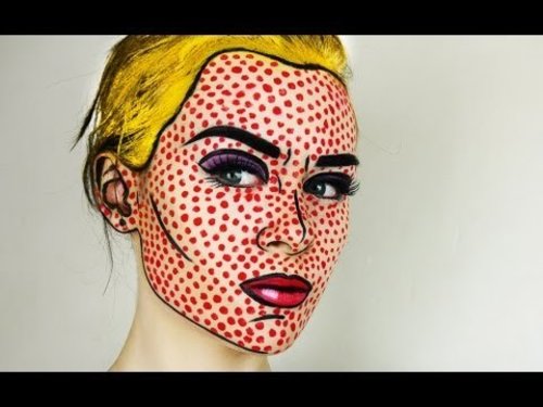Pop Art / Comic Book Makeup Tutorial | Emma Pickles - YouTube