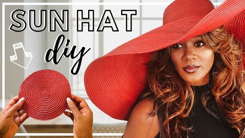 DIY Sun Hat | How to make a Sun Hat EASY | Sun hat for women | Beginners project - YouTube