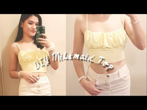 DIY Milkmaid Top | Sonella Go - YouTube
