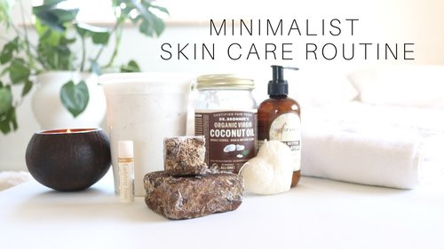 Minimalist Skincare Routine | Acne Prone Skin - YouTube
