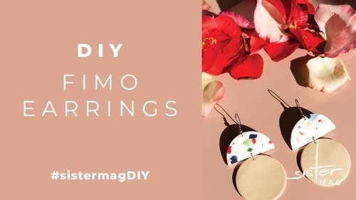 DIY Fimo Earrings #sistermagDIY - YouTube