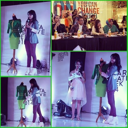  My fashion presentation for Citilink Designer Challenge 2014.. #ootd haha always love my outfit :'D hopefully u guys fine with that :D