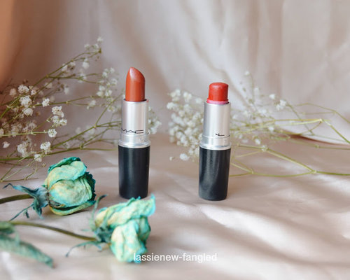 Lassie Newfangled: [Review] MAC Matte Lipstick (Shade Chili) dan MAC Retro Matte Lipstick (Shade Ruby Woo)