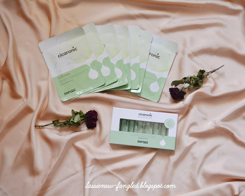 Lassie Newfangled: [Review] SNP Prep Cicaronic SOS Ampoule and Daily Mask