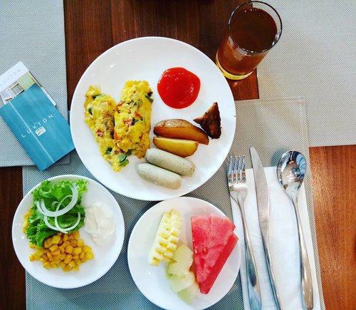 Today's breakfast at Luxton Hotel Cirebon 
#ClozetteID #foodgasm #foodism #instafood #foodporn #breakfastclub #JelajahEnergiCirebon