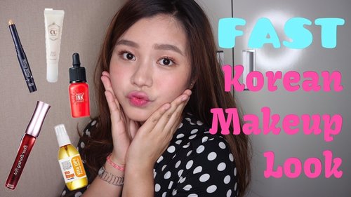 FAST Korean Makeup Look - YouTube