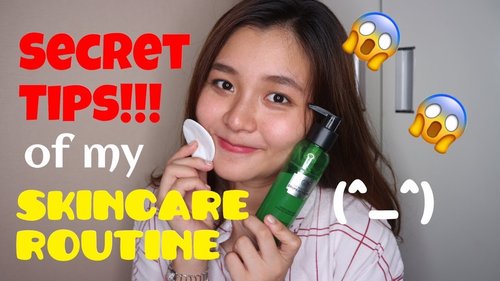 SECRET TIPS of MY SKINCARE ROUTINE - YouTube
