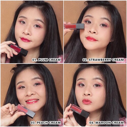 [REVIEW] 
@altheakorea Watercolor Cream Tint

Salah satu makeup line yang di rilis oleh althea adalah Watercolor Cream Tint yang hadir dengan 4 warna: 
1. Plum Cream: rich color, luxurious plum shade, cocok untuk night occasion, glam and elegant look. 
2. Strawberry Cream: juicy red shade untuk look fresh dan bright.
3. Peach Cream: fresh coral with pink undertones. Cocok segala jenis tone kulit. Natural and feminim look. 
4. Maroon Cream: browns and pinks mix untuk tampilan chic. Cocok untuk everyday look.

Tekstur dari tint ini adalah gel, gampang di swatch, blendable, juicy glossy color. 
Moisture lips dan tidak bikin bibir kering.
Highly pigmented, dan cuma sedikit ada ( 2 dot ) bisa untuk seluruh bibir.
Bisa untuk gradation lips.
Tahan lama, biarpun dipake makan minum tetep stain seharian warnanya.

Price : 71.000 (4,5ml)

More review tentang produk althea makeup bisa check di youtube aku. Link on my bio.

Langsung aja check ke website/ app althea untuk ordernya 👄

#reviewtint #review #altheakorea #watercolorcreamtint #reviewmakeupalthea # creamtint #clozetteid #althea #makeup #altheaxclozetteidreview #beauty #tint #altheaxclozette #clozetteidreview #altheareview #clozettereview @clozetteid