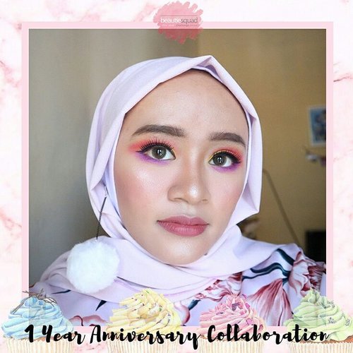 Happy Birthday @beautiesquad 💕 Swipe up for watch the tutorial ✌..#Beautiesquad #BSNovCollab #BSAnnivMakeup #BirthdayMakeup #Beautiesquad1stAnniv #blogger #bloggers #clozette #clozetteid #indonesiabeauty #makeuptutorial