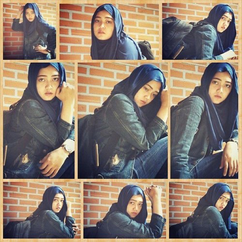 In #my #style stay here n keep #calm, this is about #pictures #art, we are free to express feeling, just my #imagination #clozette #clozetteid #hijabfashion #fashion 👑❤👍👀