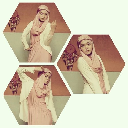 #hijab #peach #clozetteid #beauty #fashion #style 💋