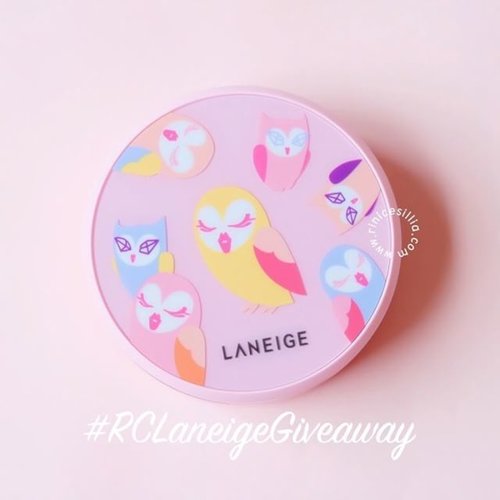 Instagram giveaway! You can win Laneige x Lucky Chouette BB Cushion Whitening (without refill)...The rules are simple:1. Follow my instagram @rinicesillia2. Like my instagram photos as many as possible.3. Leave comment on my blog post about this bb cushion: http://bit.ly/LaneigexLuckyChouette, don’t forget to include your instagram ID4. Repost this on your instagram, tag 2 of your friends to join this giveaway. Write the caption ask interesting as possible with hashtag #RCLaneigeGiveaway. You only need to repost once.5. After completing all the steps above, comment ‘done’ on this photo...The giveaway will be closed on October 15, 2015. Shipping fee borne by the winner. Only for Indonesia region...Ke depannya aku akan ngasih barang-barang preloved aku yang masih 95% like new setiap minggunya untuk yang aktif ngelike dan comment di IG aku jadi stay tune ya. ;)..#giveawayindo #giveaway #beautybloggerid #clozetteid #laneige #fdbeauty #bbcushion