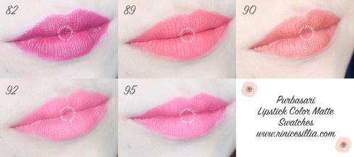 Purbasari Lipstick Color Matte Swatches
http://bit.ly/PurbasariLipstick